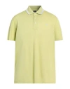 Paul & Shark Man Polo Shirt Lime Green Size L Cotton