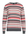 Paul & Shark Man Sweater Lead Size Xxl Virgin Wool, Cashmere In Grey