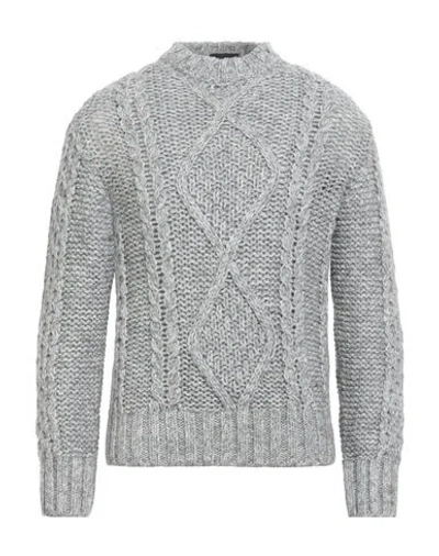 Paul & Shark Man Sweater Light Grey Size 3xl Wool, Nylon, Viscose