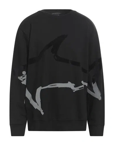 Paul & Shark Man Sweatshirt Black Size Xl Cotton