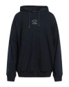 Paul & Shark Man Sweatshirt Navy Blue Size M Cotton, Elastane In Navy Blue