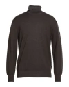 Paul & Shark Man Turtleneck Dark Brown Size Xl Virgin Wool