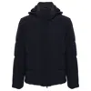 Paul & Shark Hooded Puffer Jacket In Blue