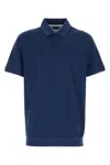 Paul & Shark Blue Short Sleeves Solid Polo