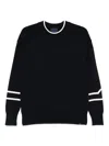 Paul & Shark Crew Neck Sweater Contrast Stripe Detail