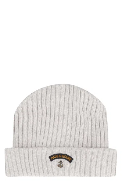 PAUL & SHARK PAUL & SHARK RIBBED WOOL BEANIE
