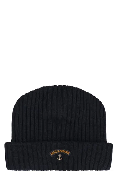 PAUL & SHARK PAUL & SHARK RIBBED WOOL BEANIE