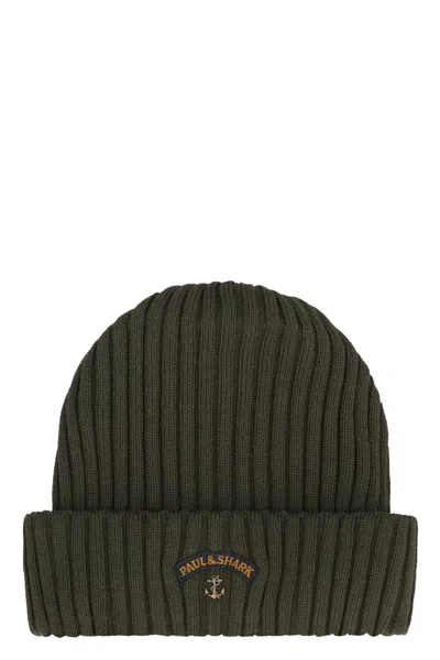 PAUL & SHARK PAUL & SHARK RIBBED WOOL BEANIE