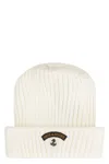 Paul & Shark Ribbed Wool Beanie