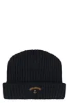 Paul & Shark Paul  Shark Ribbed Knit Beanie In Blue