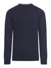 Paul & Shark Techno Wool Sweater In Blue