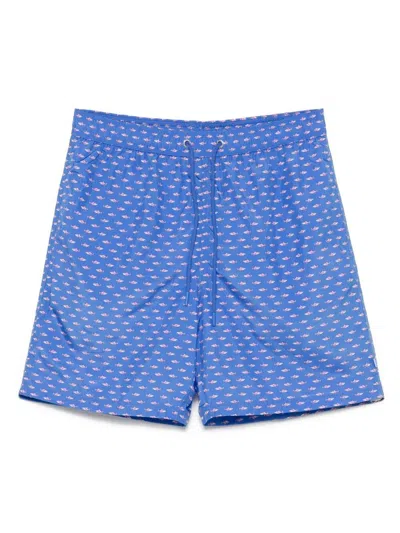 PAUL & SHARK PAUL & SHARK SHARK PRINT SWIM SHORTS