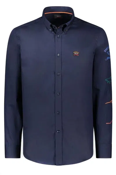 Paul & Shark Blue Cotton Shirt