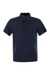 Paul & Shark Garment-dyed Pique Cotton Polo Shirt
