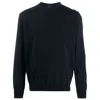 Paul & Shark Logo-patch Organic Cotton Jumper In Blue