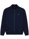 Paul & Shark Full-zip Cotton Blend Sweatshirt Clothing In Blue