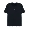 Paul & Shark Logo Print Cotton T-shirt Clothing In Blue