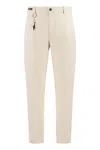 Paul & Shark Shark-charm Trousers In Beige