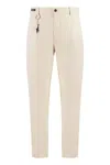 Paul & Shark Shark-charm Trousers In Beige