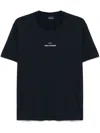Paul & Shark Logo Print Cotton T-shirt Clothing In Blue