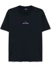 Paul & Shark Logo Print Cotton T-shirt Clothing In Blue