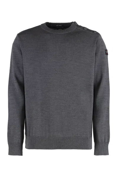 PAUL & SHARK PAUL & SHARK VIRGIN WOOL CREW-NECK SWEATER