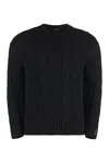Paul & Shark Wool Sweater In Black