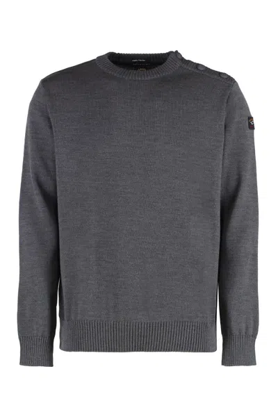 PAUL & SHARK PAUL & SHARK VIRGIN WOOL CREW-NECK SWEATER