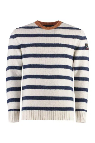 Paul & Shark Wool-blend Crew-neck Sweater