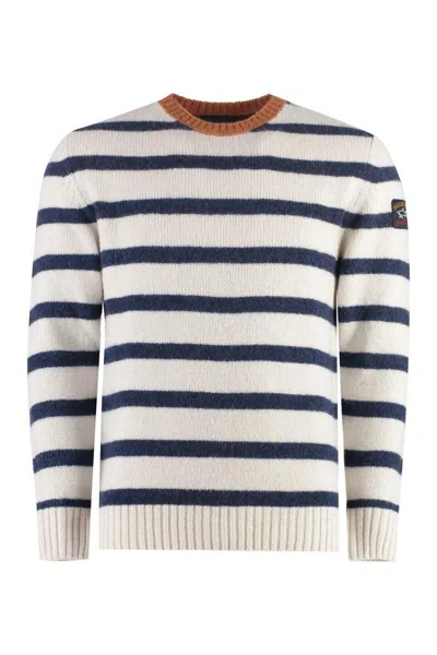 Paul & Shark Wool-blend Crew-neck Sweater
