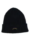 Paul & Shark Logo-embroidered Beanie Hat