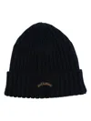 Paul & Shark Logo-embroidered Beanie Hat