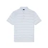 Paul & Shark Polo In Cotone Perlé In Bianco-beige-azzurro