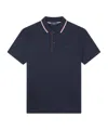 Paul & Shark Piqué Polo Shirt In Black