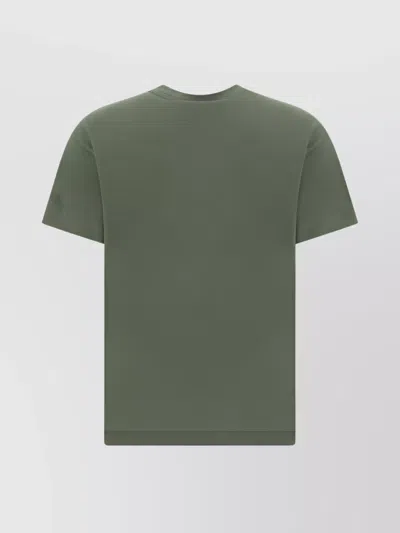 Paul & Shark Pocket Cotton T-shirt Monochrome Patch Vest In Green