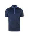 Paul & Shark Polo Aqua Touch Blu In Black