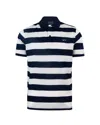 Paul & Shark Stripe-pattern Polo Shirt In 139