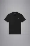 Paul & Shark Polo In Cotone Piqué In Nero