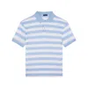Paul & Shark Polo In Cotton And Silk With Striped Pattern
