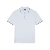 Paul & Shark Stripe-trim Polo Shirt In Bianco