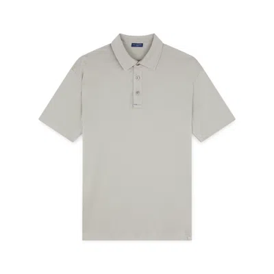 Paul & Shark Polo In Supima® Cotton Jersey With Tone-on-tone Buttons In Khaki
