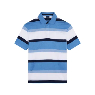 Paul & Shark Polo Shirt In Cotton Jersey With Striped Pattern