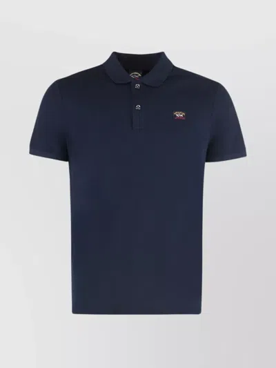 Paul & Shark Polo Shirt In Cotton Piqué In Blue