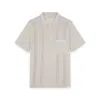 Paul & Shark Polo In Fresco Cotone Con Taschino Asimmetrico In Beige