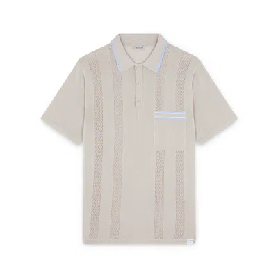 Paul & Shark Polo In Fresco Cotone Con Taschino Asimmetrico In Beige