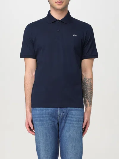PAUL & SHARK POLO SHIRT PAUL & SHARK MEN COLOR BLUE,G53502009