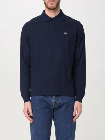 Paul & Shark Polo Shirt  Men Color Blue