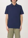 Paul & Shark Blue Short Sleeves Solid Polo In Blue