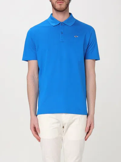 Paul & Shark Polo Shirt  Men Color Gnawed Blue