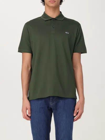 PAUL & SHARK POLO SHIRT PAUL & SHARK MEN COLOR GREEN,G54095012